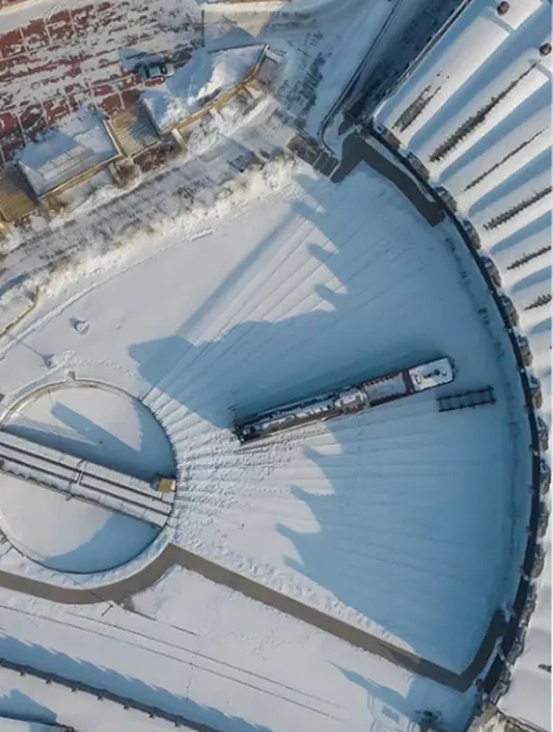 雪乡小镇慢游冬季风景