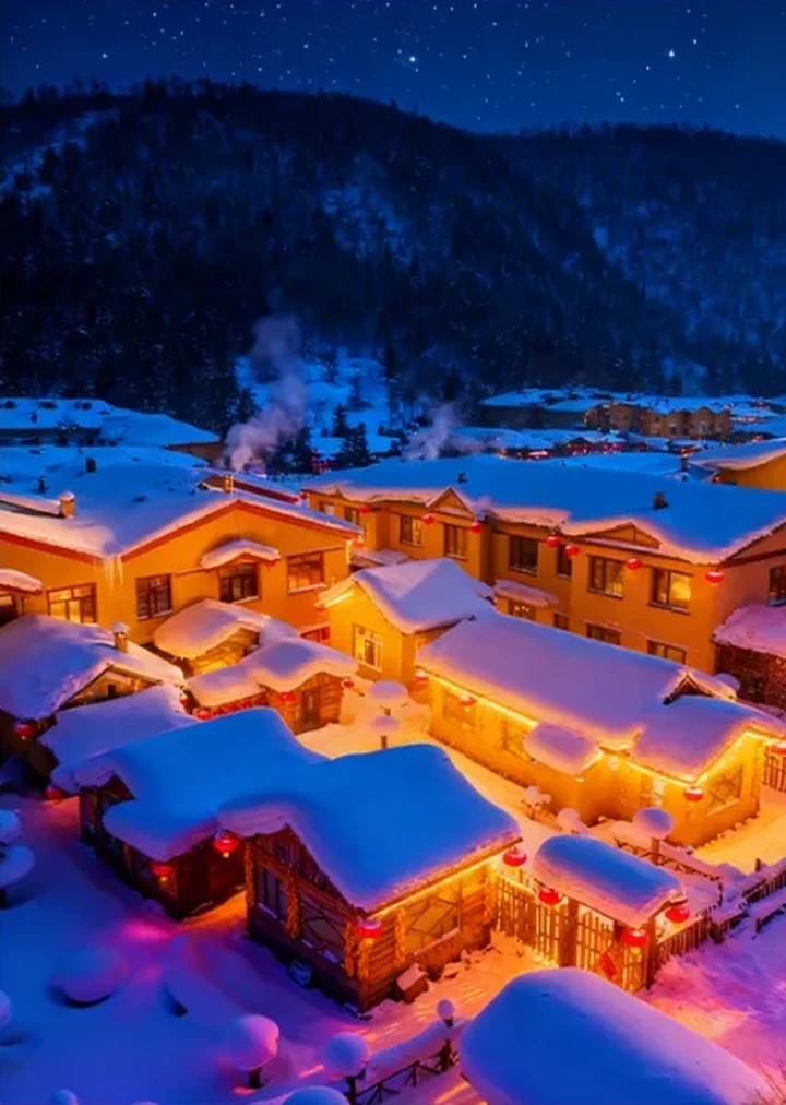 雪乡经典之旅冬季风景